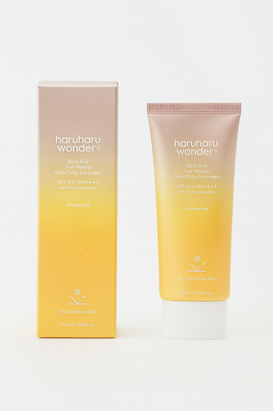 HARUHARU Wonder® Black Rice Freir Wateral Relict Dolly Sunscreen 5PF 50+/PA++++